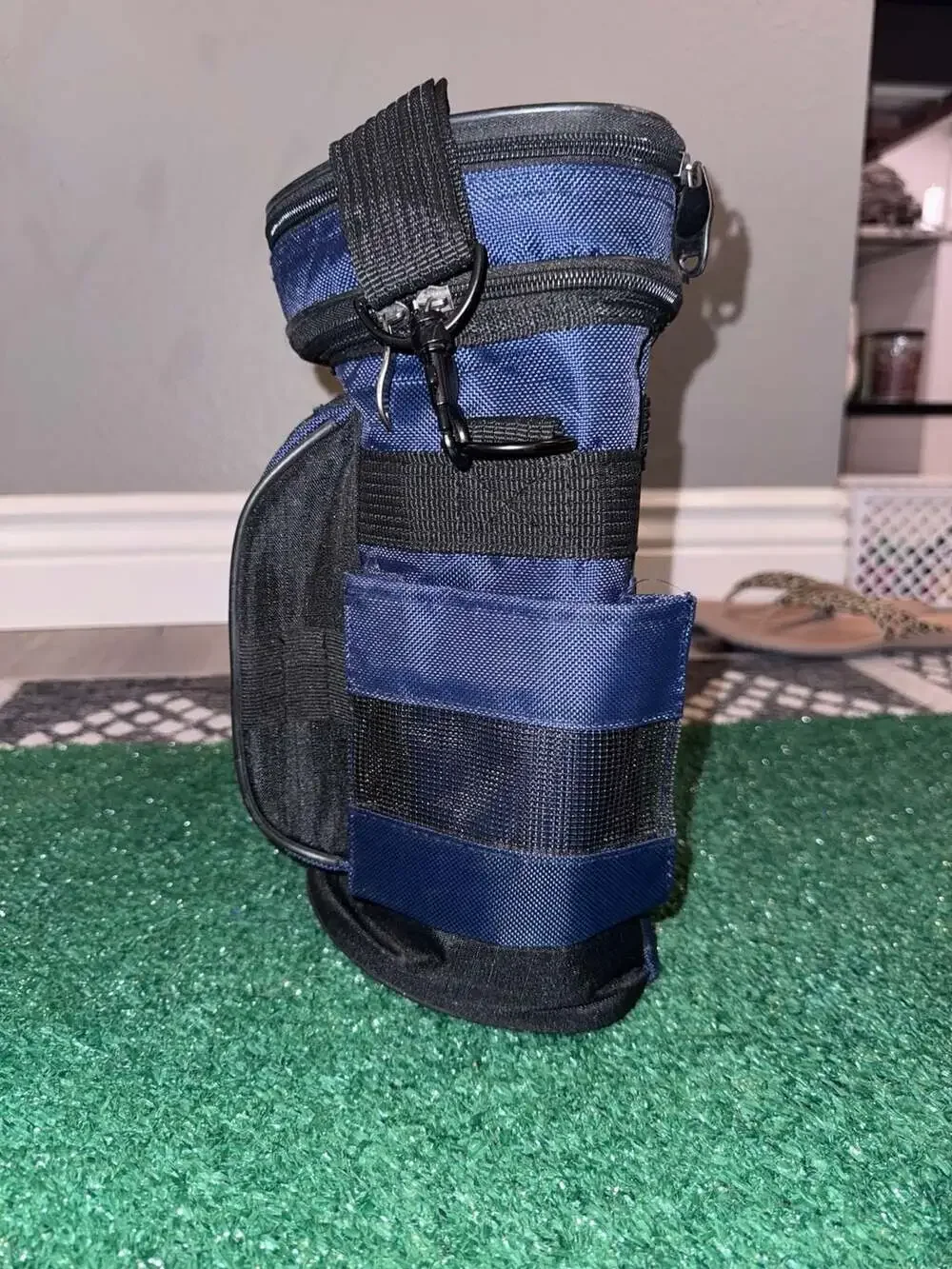 Michelob Ultra Cooler Bag Blue Black Insulated Soft Sided Strap